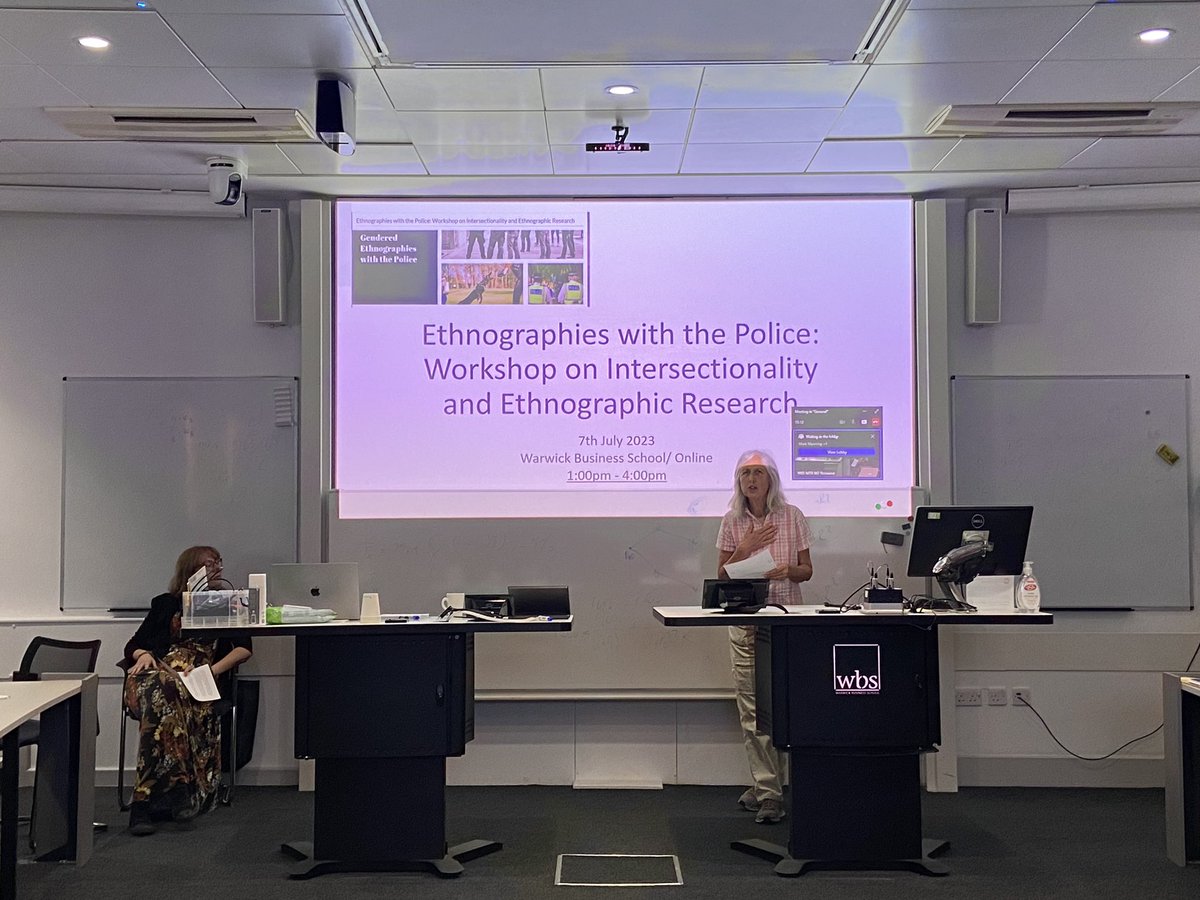 Dr Ayten Alibaba (@aytenalibaba) on Twitter photo Ethnographies with the Police: Workshop on Intersectionality and Ethnographic Research.
Happening now! <a href="/CitiesGRPUoW/">Sustainable Cities</a> <a href="/uniofwarwick/">University of Warwick</a> <a href="/WarwickBSchool/">WBS</a> <a href="/WarwickAppLing/">Warwick Applied Linguistics</a> #ethnography Ethnographies with the Police: Workshop on Intersectionality and Ethnographic Research.
Happening now! <a href="/CitiesGRPUoW/">Sustainable Cities</a> <a href="/uniofwarwick/">University of Warwick</a> <a href="/WarwickBSchool/">WBS</a> <a href="/WarwickAppLing/">Warwick Applied Linguistics</a> #ethnography
