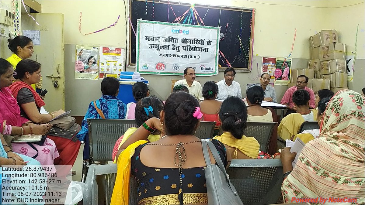 VBD session for appropriate behavior of Dengue and Malaria during ASHA meeting at CHC Indiranagar, with HEIO and CCPM.  FHI-EMBED-Health Dept, Lucknow.<a href="/sksomya/">Som Sharma</a> <a href="/rajesh_amh/">Rajesh Mishra</a>