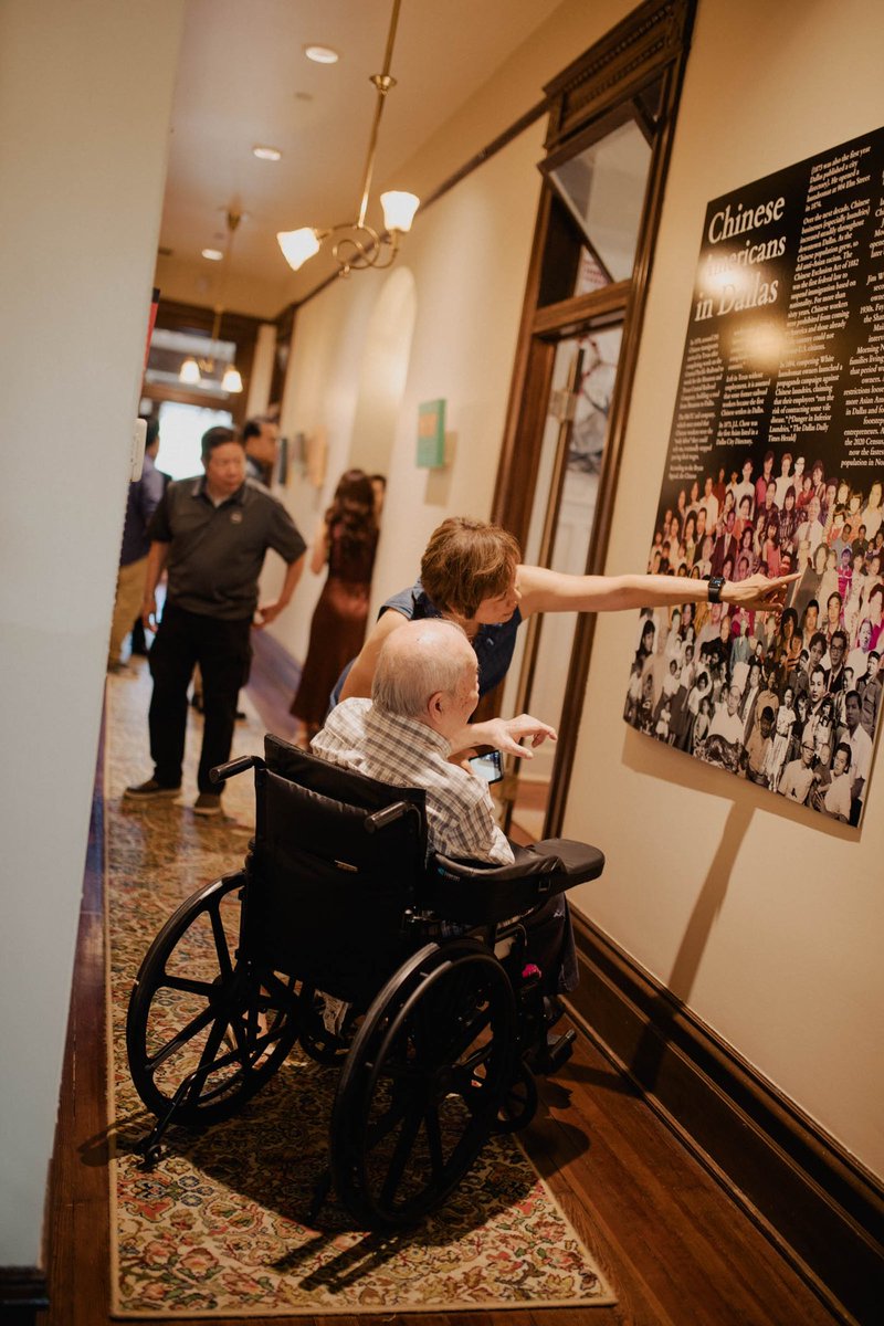 dfwasianhistory's tweet photo. Last night, we had the honor of previewing our exhibition for the families whose stories and artifacts made this possible. “Leftover: The Enduring Legacy of Chinese Cuisine in Dallas” opens to the public tonight. We can’t wait for you to see it. #OurLegacyIsHere #LeftoverDallas https://t.co/wPcZDJvZWN