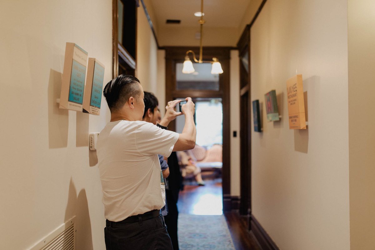 dfwasianhistory's tweet photo. Last night, we had the honor of previewing our exhibition for the families whose stories and artifacts made this possible. “Leftover: The Enduring Legacy of Chinese Cuisine in Dallas” opens to the public tonight. We can’t wait for you to see it. #OurLegacyIsHere #LeftoverDallas https://t.co/wPcZDJvZWN