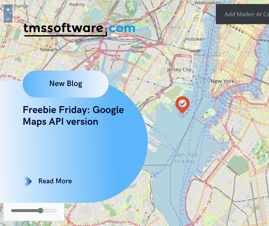 TMSsoftwareNews's tweet image. Sick of manually updating Google Maps API versions? We&apos;ve got you covered! Our latest blog post shares a hassle-free solution for seamless integration. Stay ahead with TMS FNC Maps. Check it out: tmssoftware.com/site/blog.asp?… #FreebieFriday #GoogleMapsAPI #TMSFNCMaps
