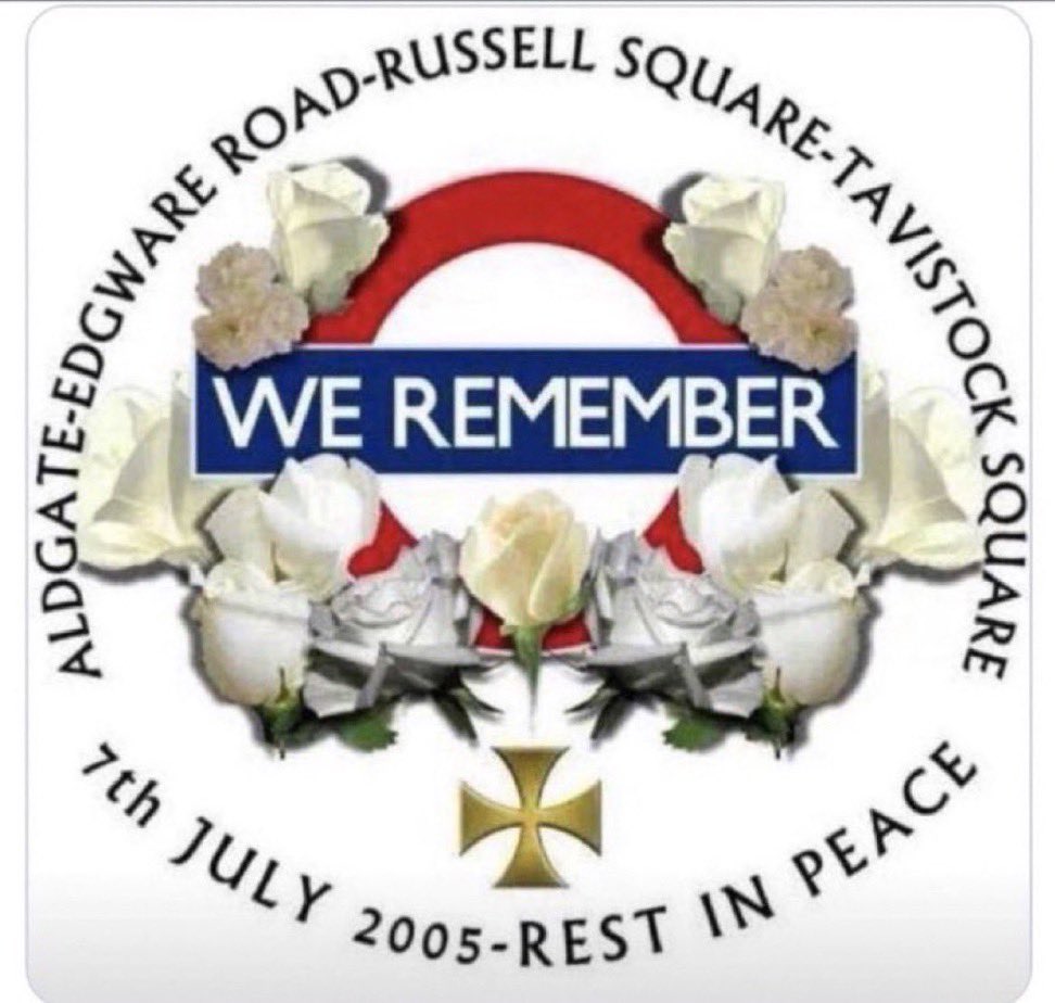 One of the worse days in London in my lifetime, I will never forget it, thinking of those who lost family, friends and loved ones in one of my City’s worse ever days #LondonBombings