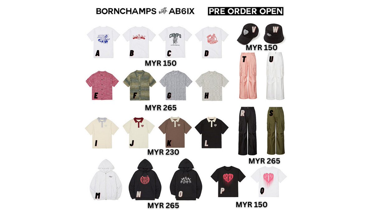 hakuhannieGO's tweet photo. [🇲🇾MY GO] AB6IX X BORNCHAMPS 1ST PRE-ORDER

■ Price stated : 1st Payment 
■ Require 2nd payment
■ Closed Order : 10/7 8 PM  
■ Form: https://t.co/ac6lWWRuit

Please read the form carefully 💙

#GObyMUNS #PASARAB6IX https://t.co/OOIsM5A1lX
