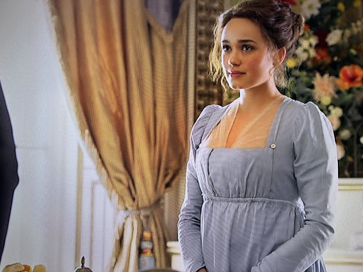 r_adreamer's tweet photo. @Louisa1496 Yes! This was one of the prettiest dresses which I never saw repeated! #RoseWilliams #BeautifulinBlue #SanditonS3 https://t.co/ww6QyYZegR