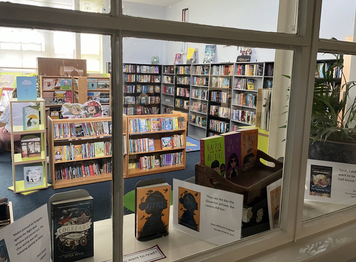 EastWhitbyPA's tweet photo. Think our Library is hitting that bookshop vibe we were after #EastWhitbyReading https://t.co/5un4RPYWH9
