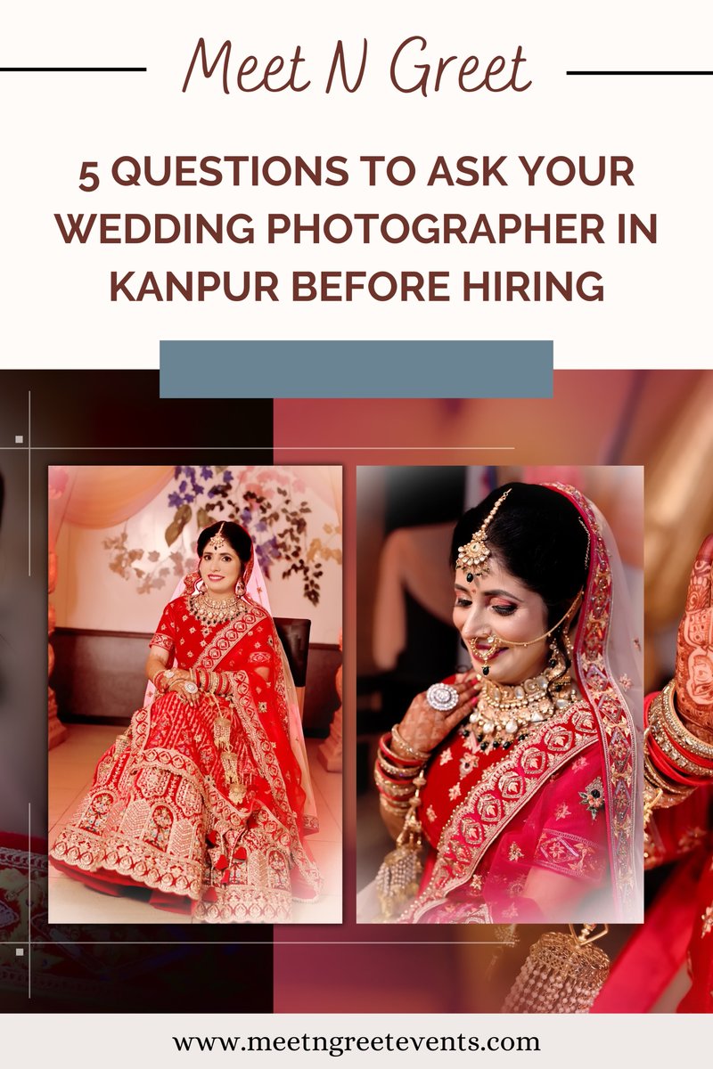 5 Questions to Ask Your Wedding Photographer in Kanpur Before Hiring.
meetngreetevents.com/wedding-photog…

#wedding #WeddingPlanner #photography #cinematography #Canonphotography #photograph