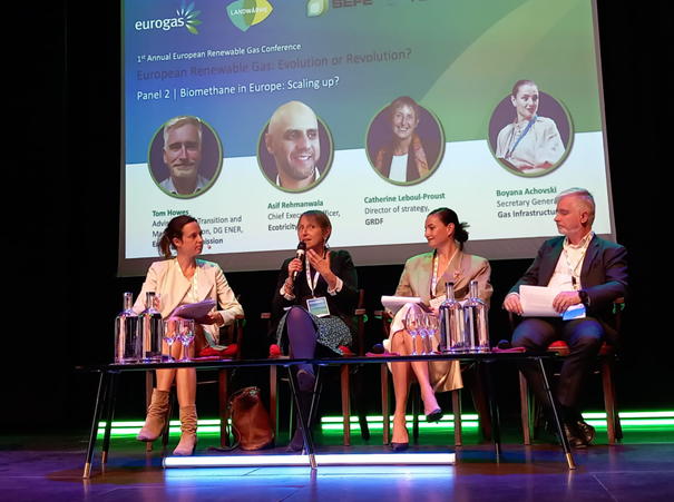Yesterday, we attended @Eurogas_Eu conference on #RenewableGas. What a pleasure to meet so many actors comitted to #energytransition and to see the strong support for #Biomethane, a ready, cost-effective & reliable energy source that should be supported by EU legislations 🇪🇺