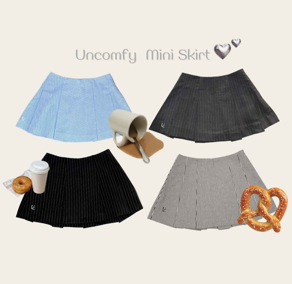 Thookboktor's tweet photo. 🎀 ป้ายยา mini skirt/ skorts น่ารักๆ ⊹♡ ไอเทมที่ควรมีติดตู้ ใส่ง่ายแมทช์ยังไงก็เข้า ! 🤲🏻 https://t.co/tbFxCf1ogh