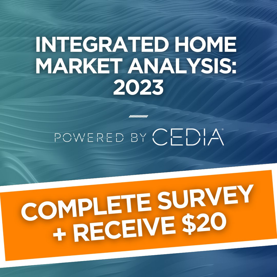 To better understand the #smarthome tech industry, we're conducting a market research survey. This is a great chance to help your industry by sharing your experiences!

Complete the survey by July 31 and receive $20 for participating!

Take the survey: bit.ly/44xqldB