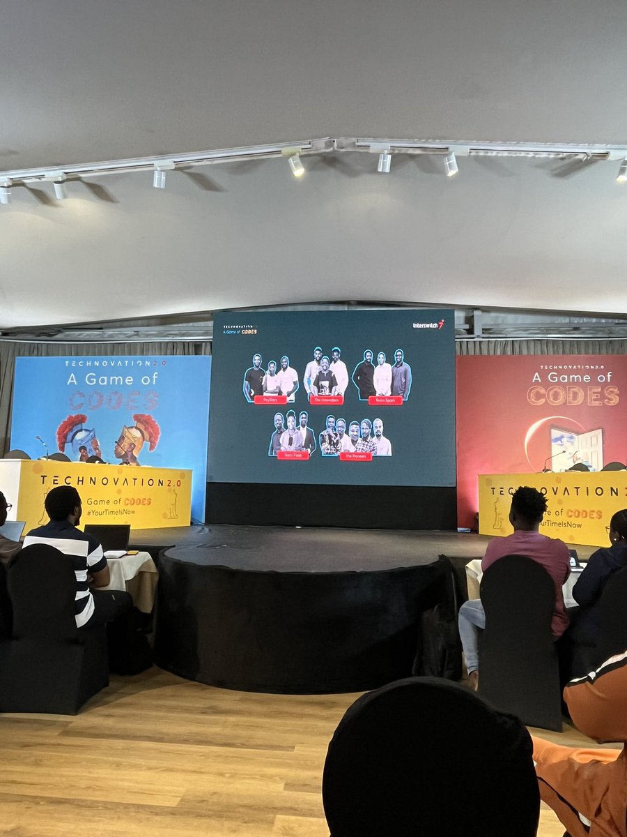 InterswitchDev's tweet image. We are here for the Grand Finale of #Technovation
Who’ll win the Game of Codes?👀
This is an event strictly for innovators @InterswitchGRP 
Just as stated in our core values, we collaborate with open mind.
Stay tuned 🤩
#Developers
#Interswitch