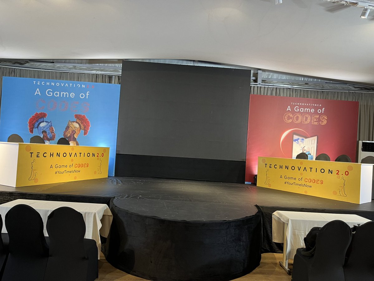 InterswitchDev's tweet image. We are here for the Grand Finale of #Technovation
Who’ll win the Game of Codes?👀
This is an event strictly for innovators @InterswitchGRP 
Just as stated in our core values, we collaborate with open mind.
Stay tuned 🤩
#Developers
#Interswitch