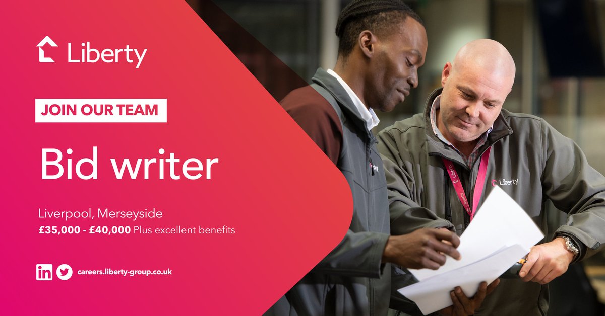 Go_To_Liberty's tweet image. We are seeking a skilled Bid Writer to join our ambitious and growing team. Play a crucial role in crafting winning proposals and driving our company's growth. Apply now: bit.ly/44ACOgi #bidwriter #joinus