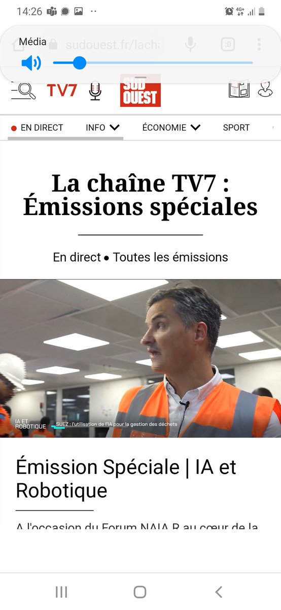 Natacha GrondinCasel (@caselgrondin) on Twitter photo #IA et robotique : une émission <a href="/tv7_sudouest/">TV7</a>
Sur l impact de la technologie pour mieux valoriser les déchets et créer de nouvelles matières de grande qualité. Centre de tri <a href="/suez/">SUEZ</a> #poitiers
<a href="/bataille3332/">Thomas Bataille</a> <a href="/hy_boui/">Chang Hy-Boui</a>
sudouest.fr/lachainetv7/em… #IA et robotique : une émission <a href="/tv7_sudouest/">TV7</a>
Sur l impact de la technologie pour mieux valoriser les déchets et créer de nouvelles matières de grande qualité. Centre de tri <a href="/suez/">SUEZ</a> #poitiers
<a href="/bataille3332/">Thomas Bataille</a> <a href="/hy_boui/">Chang Hy-Boui</a>
sudouest.fr/lachainetv7/em…