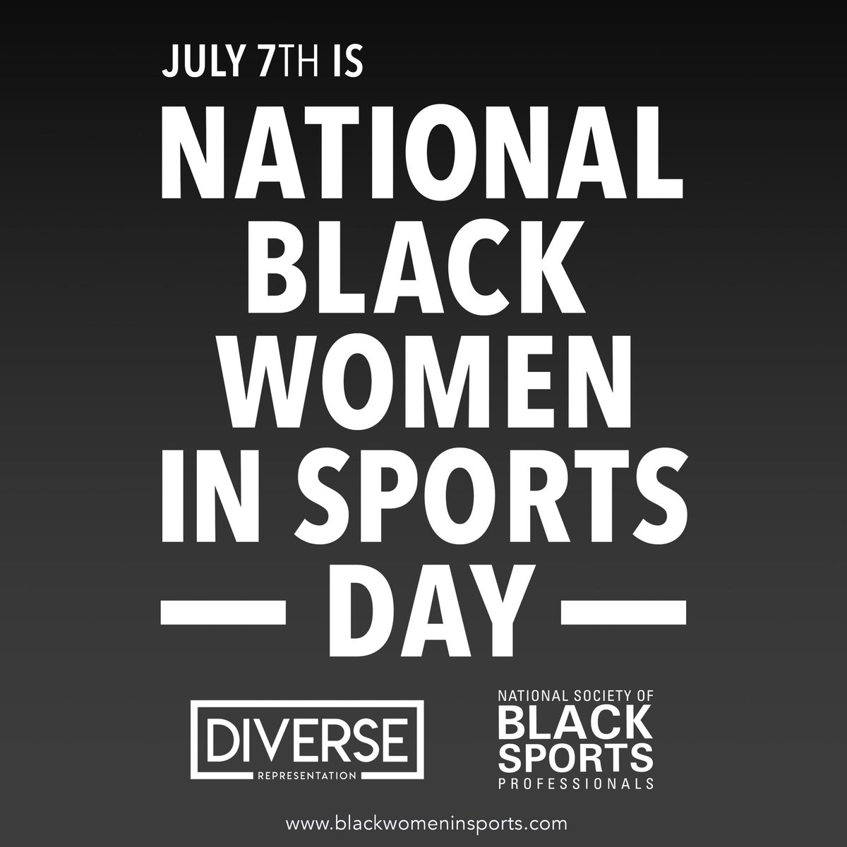 BSP has come alongside @diverserep to celebrate National Black Women in Sports Day (#BlackWomenInSports)!

This national day celebrates the accomplishments of Black women in all facets of the industry &amp; demonstrate the power of representation.  blackwomeninsports.com