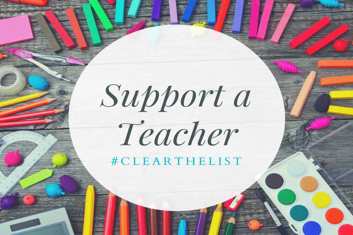 FRIDAY LIST DROP! 🥳 So many teachers need help! Drop your link here &amp; RT! ✨ Maybe someone will send your classroom a smile.😁 My classroom could use help. #clearthelist #teachertwitter #specialeducation #teacher #autismawareness

amazon.com/hz/wishlist/ls…