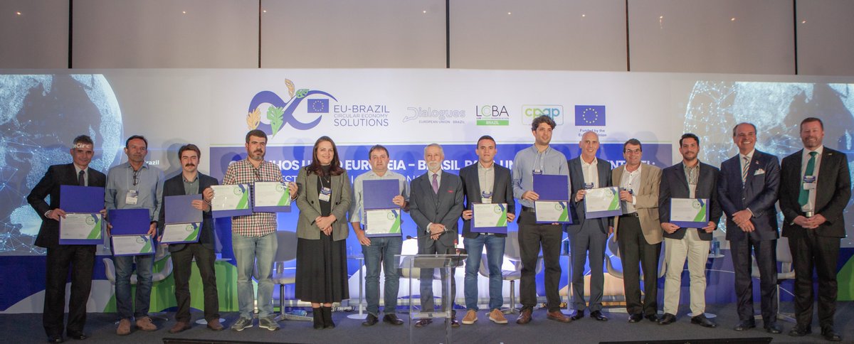 The 🇪🇺#EU &amp; 🇧🇷#Brazil are joining forces to decarbonise &amp; promote a #circulareconomy!

During the 🇪🇺-🇧🇷 circular economy solutions roadshow, stakeholders exchanged best practices on how to decarbonise businesses &amp; embrace 🔁circularity. Working together brings results🌐globally.