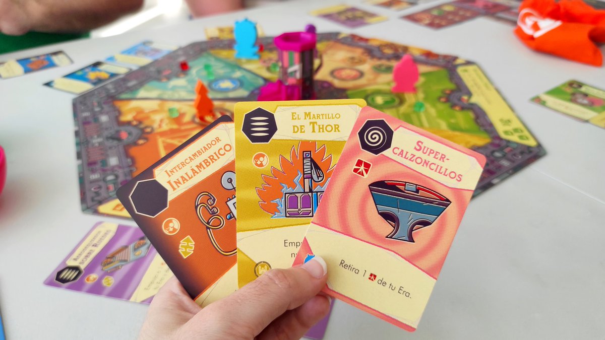 ElDailyToken's tweet photo. El la última quedada @ludoducto jugamos a #BunnyKingdom (siempre apetece colocar conejitos), seguimos con #ElBucle (vencimos al Dr. Foo, no sin un par de sustos), y finalizamos con un #DisneyVillainous (en el que Úrsula se coronó como reina del mar). #juegosdemesa #boardgames https://t.co/KaI61emTWA