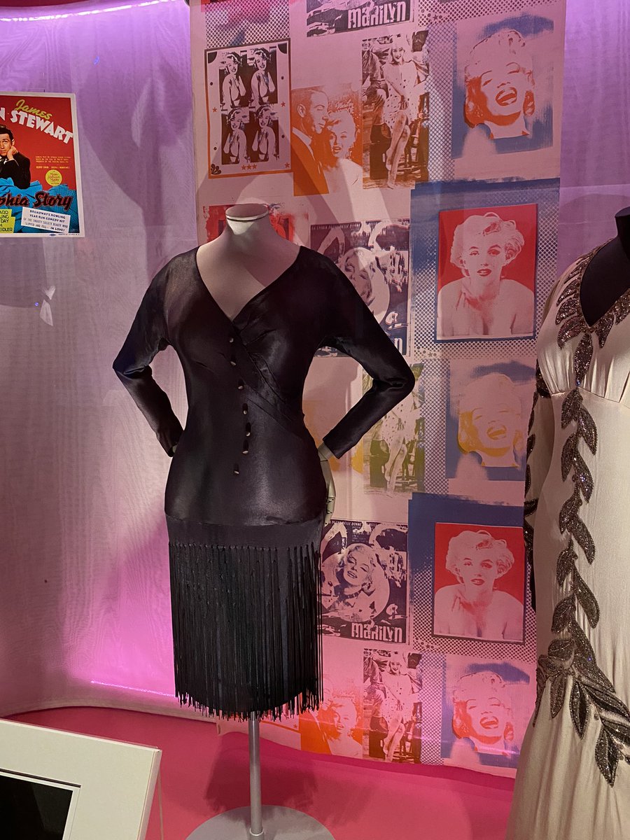 Costume worn by Marilyn Monroe in Some Like It Hot, 1959. On display at the Victoria &amp; Albert Museum’s Diva exhibition.