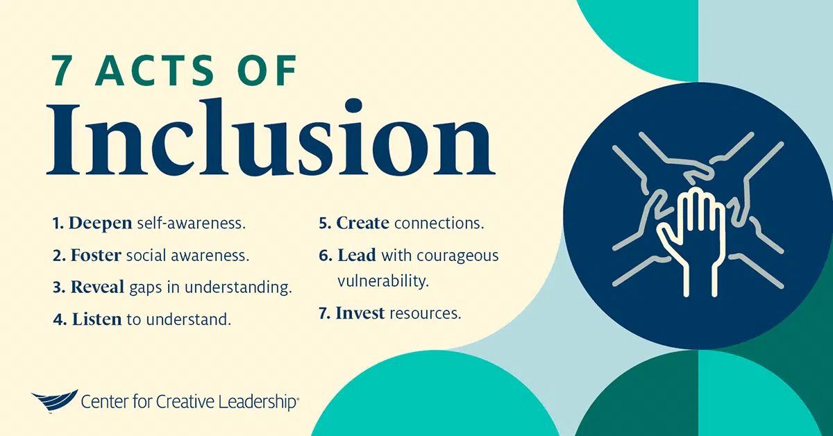 Inclusive #leaders are aware of their own biases and actively work to overcome them. They understand that #diverse perspectives are valuable, and are committed to ensuring their team members feel a sense of belonging. Learn more here: bit.ly/3O4AbOH

#Inclusivity