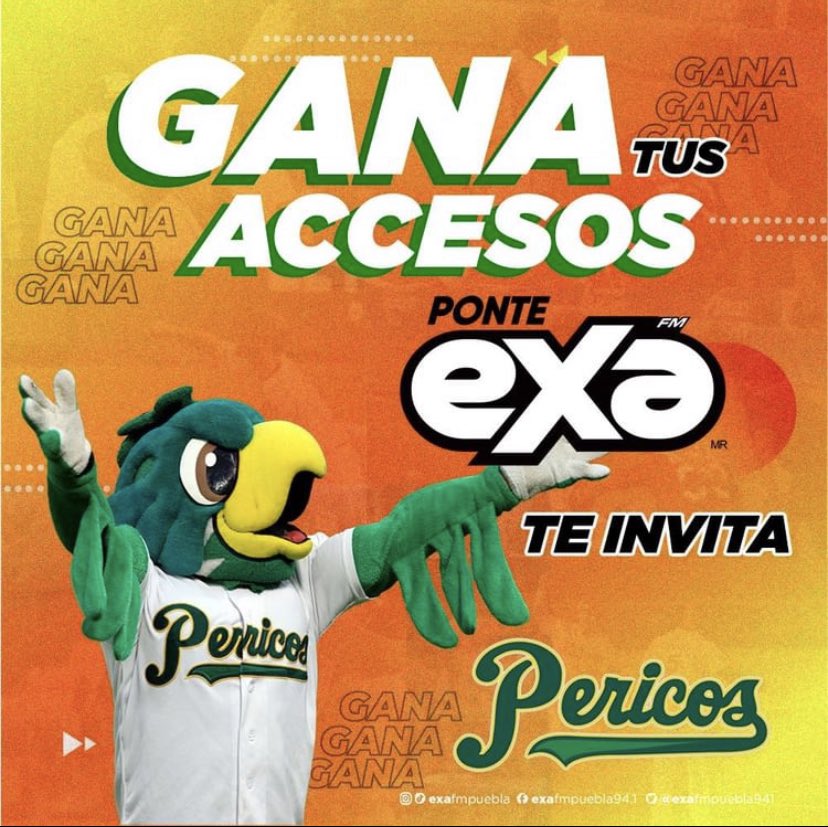 exafmpuebla941's tweet photo. Tenemos tus accesos para que apoyes a los Pericos 🦜 en el partido de hoy 7 de julio ⚾️🧢

🔸 RT a la publicación 
🔸 Comenta un 🦜

Serán 5 ganadores elegidos al azar.🫡
#giveaway #pericos #exafm #puebla https://t.co/d1quo4vvQr