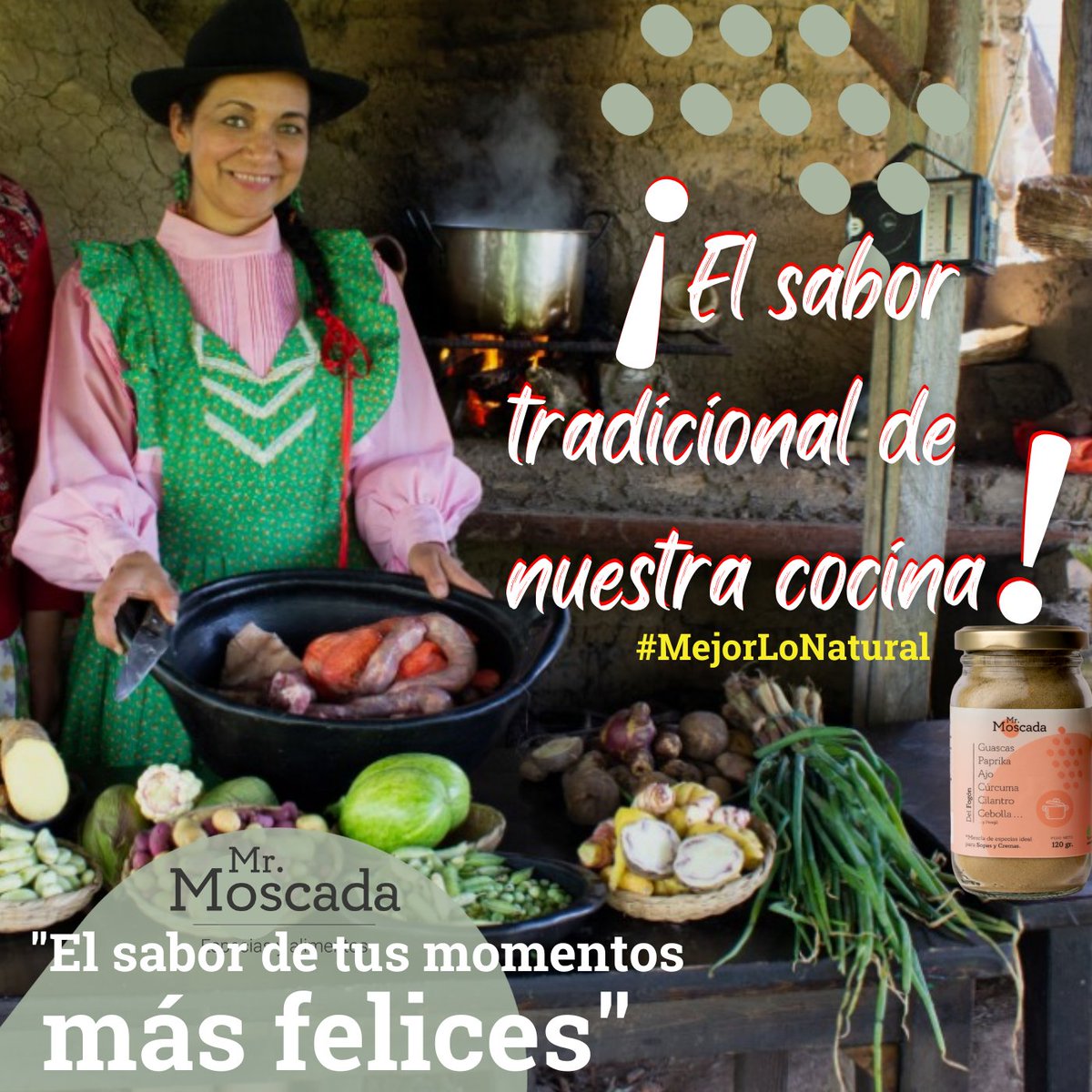 🌿#MrMoscadaEspecias es el sabor tradicional de nuestra cocina colombiana!
Pedidos wa.link/y6o2ub

#especias #mejorlonatural #especiasnaturales #cocinafacil #cocinafácil #cocinasaludable  #cocinasaludableencasa #mrmoscada #Especias mrmoscada.com