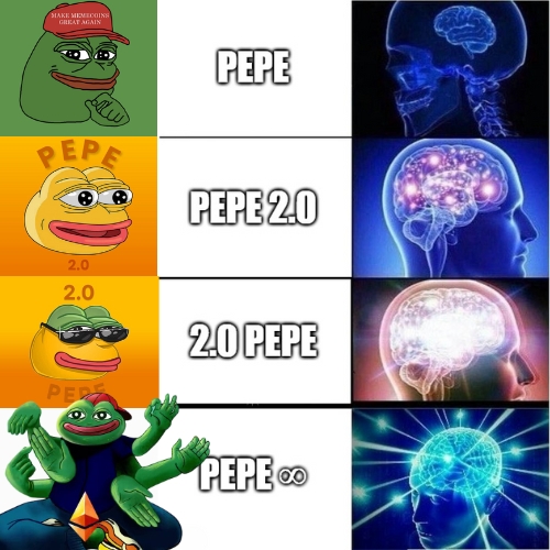 InfinityPepe's tweet image. $PEPE went to billions, while we are going to infinity.

#PEPE∞ #PepeInfinity