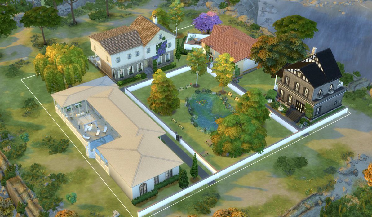 Simstress1's tweet image. The 1940s Private Estates build is up on the gallery! As seen on the 1940s season of Time Traveler! 😍 Enjoy creating a story in this upscale community. Gallery ID: simstresssim