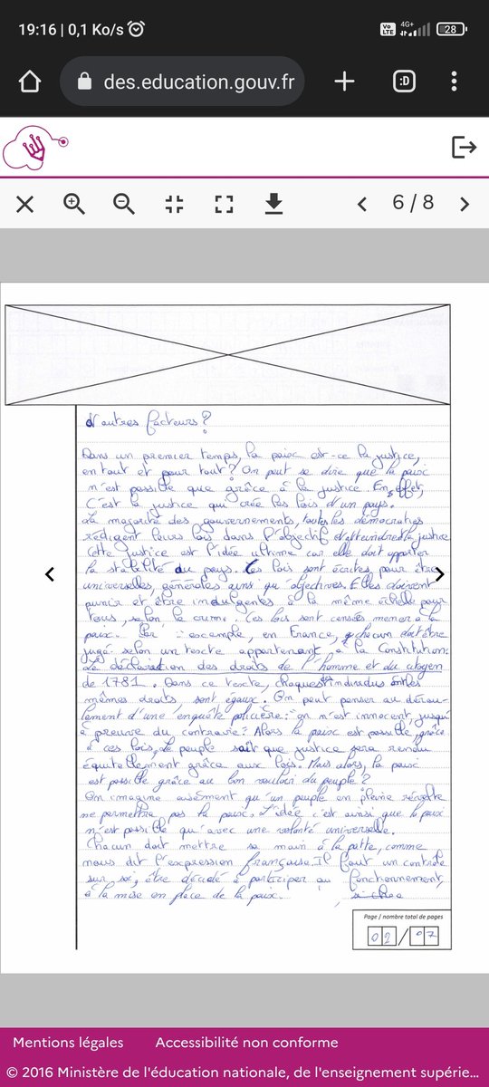 Tiiiiigrraan's tweet photo. Ptdr donc là y'a deux pages d'un autre gars qui se sont tapé l'incruste dans ma copie du bac de philo ? #cyclade #bac2023 #philoosophie https://t.co/QxuO4peMMQ