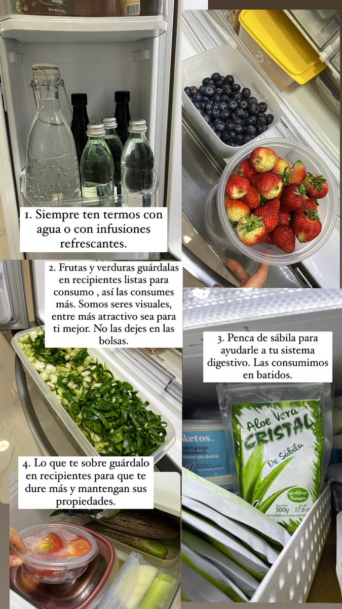 Estaba organizando la nevera y decidí compartirles algunas ideas de cómo la organizo. En Tiktok hice un vídeo completo, pero por aquí también decidí compartirles para los que prefieren en foto y resumidito🫡😂✅ Déjenme un comentario si quieren mas ideas así. Feeeliz viernes!