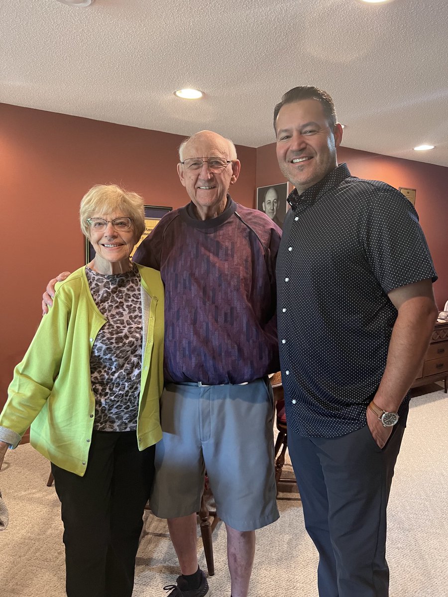 and a big congratulations to Coach and his better half on 67 years !!