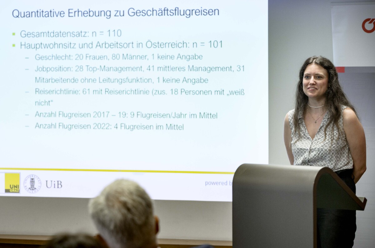 transflight's tweet image. We are proud that Alfred Posch and @thallerannina have presented some of our first results last week at the #ABTA (Austrian Business Travel Association) yearly assembly and connected with decision-makers in the field of business travel.