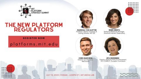 mit_ide's tweet photo. If you run a #platform, what are the new rules you will need to follow? If you compete with a platform, what new rights do you have?
Join us Thursday, July 13 for the MIT Platform Strategy Summit to explore this topic and many more: https://t.co/HjjVKbmDno
#MITPlatforms https://t.co/S1cDXzXpse