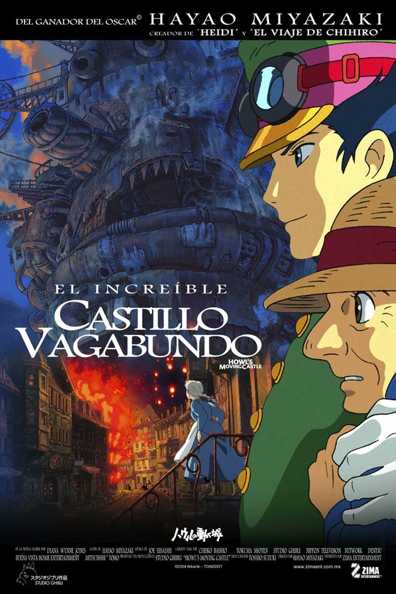 #Cine | Ciclo: Del papel a la pantalla grande 🖍🧾
🎬 El increíble  castillo vagabundo 🏰
📅 sábado 8 de julio, 🕚11:00 h
🎟 Entrada libre
📍Biblioteca Infantil #MCQRO