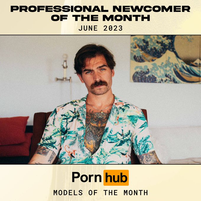 Pornhub's Pro Newcomer of the Month for June is @FleshMechanic19!🏆     Find out what all the hype is