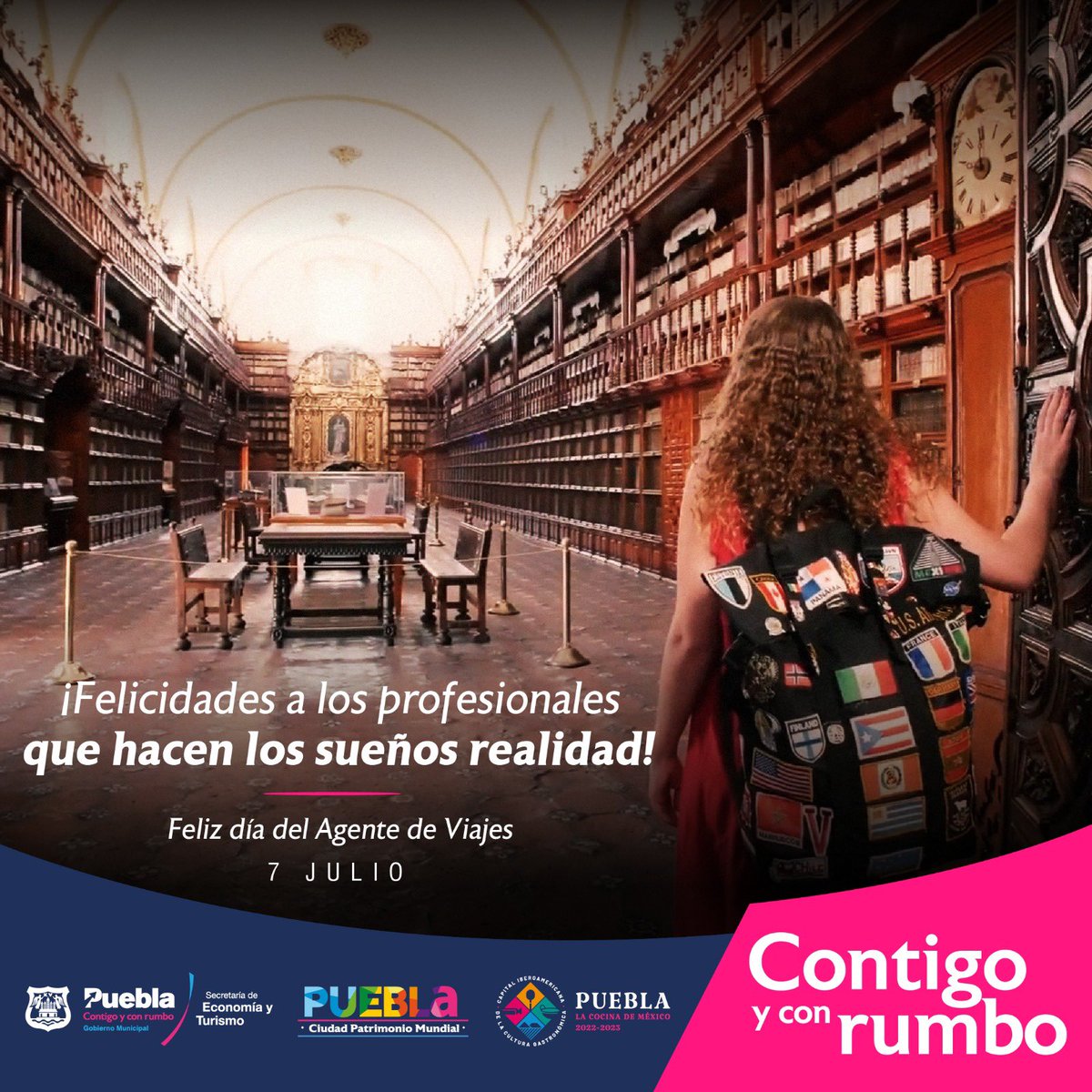 En el #DíaDelAgenteDeViajes en México, quiero felicitar a todos mis colegas agentes de viajes, su compromiso y dedicación son el motor que impulsa a los viajeros a descubrir nuevos horizontes.

¡Feliz día a quienes están haciendo realidad los sueños de otros! 🌎✈️🗺️