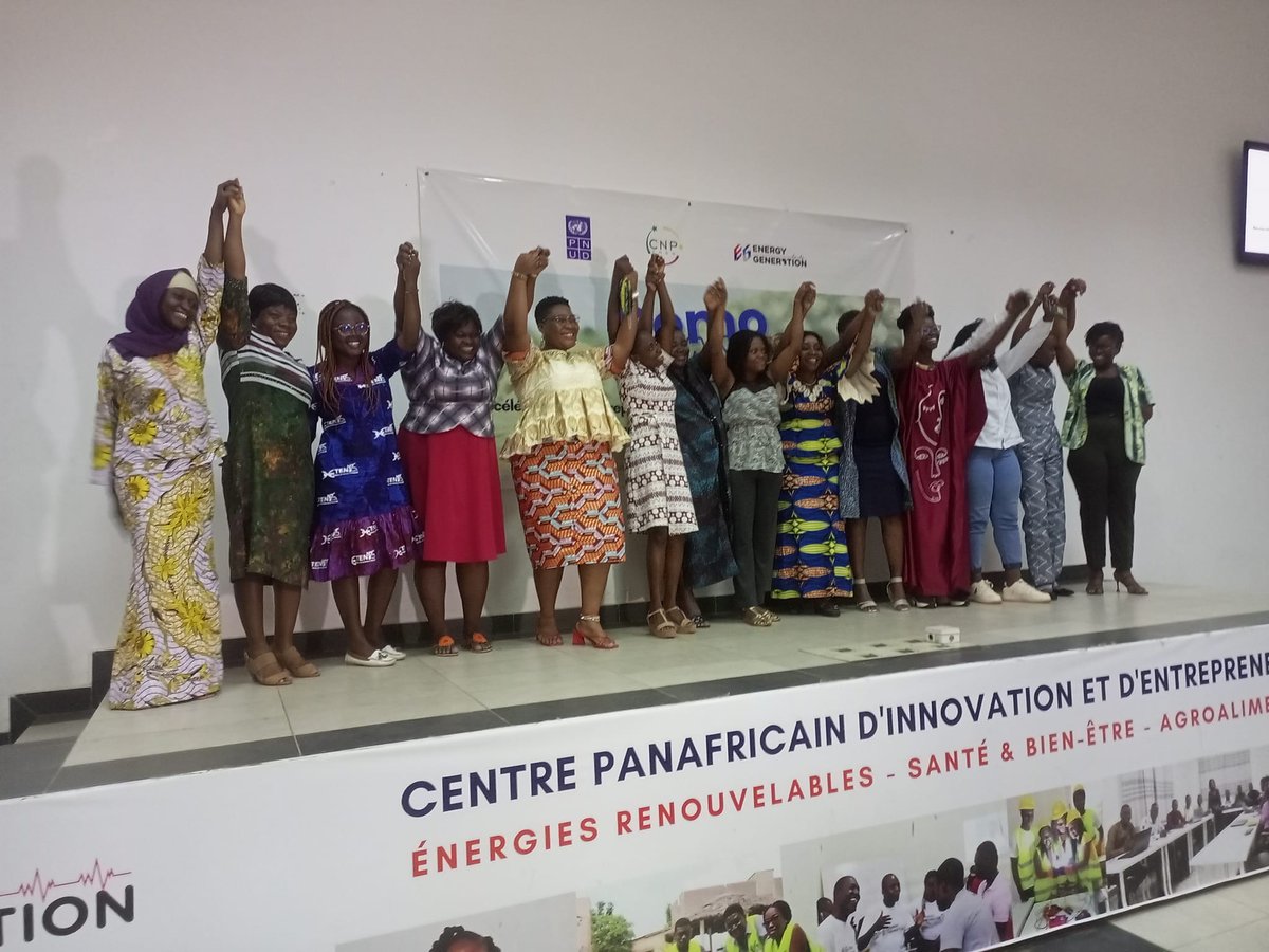 Conseil National du Patronat du Togo (@cnptogo) on Twitter photo Fin d'incubation des femmes entrepreneures à Energy Generation dans le cadre du projet de soutien à l'entrepreneuriat féminin dans un contexte de la Zlecaf, fruit du partenariat entre le CNP-Togo et le <a href="/PnudTogo/">Pnud Togo</a>. Fin d'incubation des femmes entrepreneures à Energy Generation dans le cadre du projet de soutien à l'entrepreneuriat féminin dans un contexte de la Zlecaf, fruit du partenariat entre le CNP-Togo et le <a href="/PnudTogo/">Pnud Togo</a>.