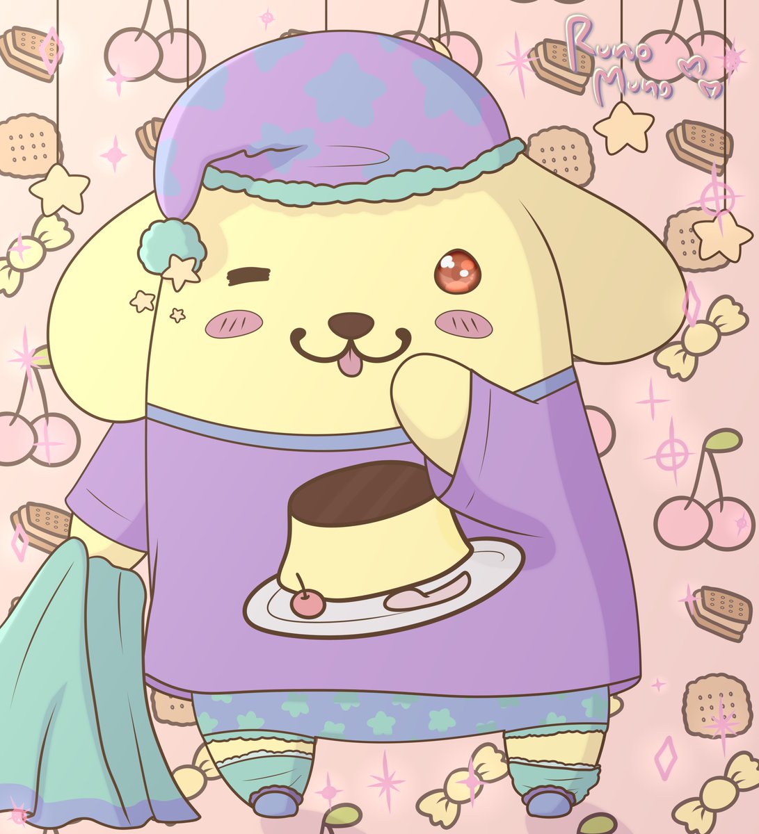 runomunochulo's tweet photo. Sanrio Pompompurin fanart
#Pompompurin https://t.co/qLAPXZN3Hz