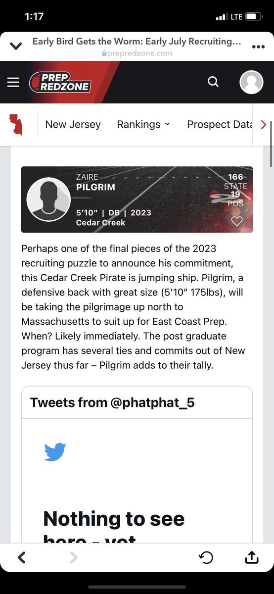 Excited for the upcoming season! <a href="/Abaskerville_7/">Coach Baskerville</a> 
Thank you <a href="/BrendanScoutsNJ/">Coach Brendan</a> and <a href="/PrepRedzoneNJ/">Prep Redzone New Jersey</a> for the article.