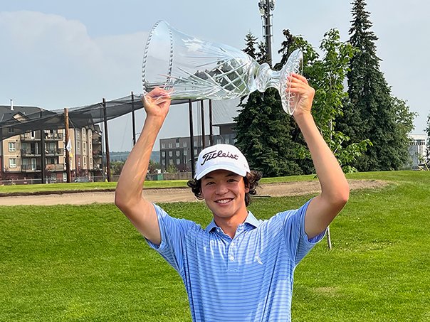 Congratulations to James Lee on his back-to-back BC Junior Boys Provincial Championship victories. This one at Prince George Golf &amp; Curling Club <a href="/tourismpg/">Tourism PG</a> 
Read <a href="/BradZiemer/">Brad Ziemer</a>'s wrap-up here:  
bit.ly/44yNufD