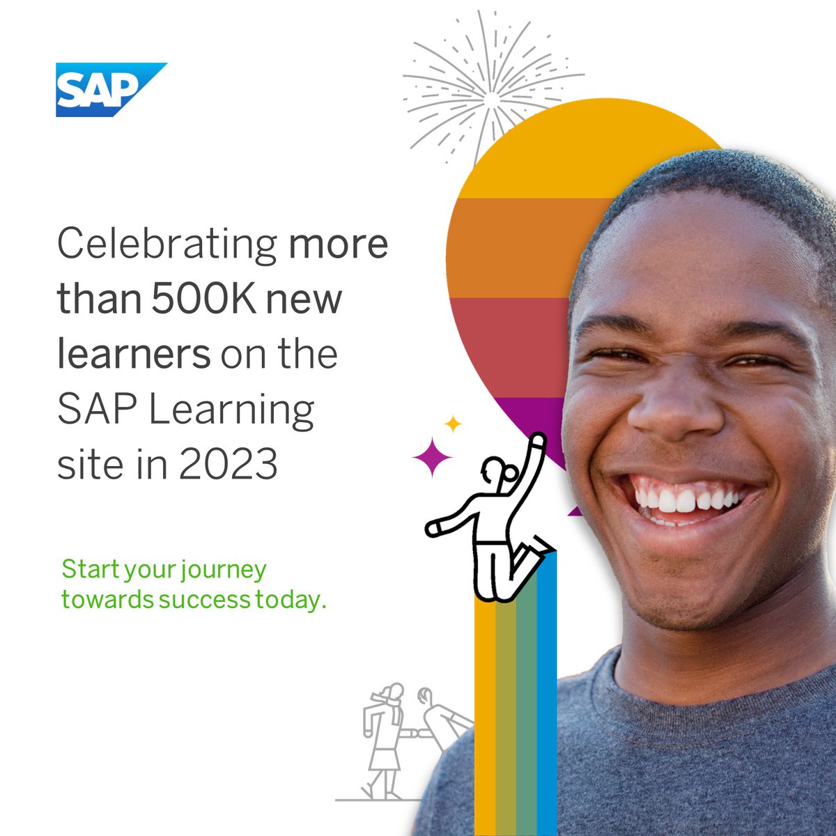 SabineBenz's tweet image. Having achieved 1M active learners last year, we’ve already welcomed 500K new learners in 2023. Discover flexible learning resources to help prepare for future success, tailored to your role. imsap.co/6013PJ845 #SAPLearning