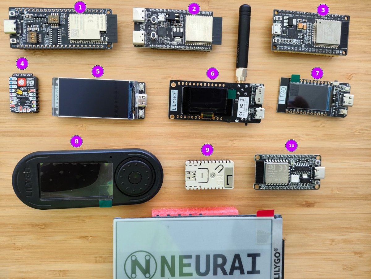 neuraiproject's tweet image. These are some of the equipment we will use for small prototypes at #Neurai.
All of them are compatible with AI software such as #tinyML, #TensorFlow or #PyTorch.
#XNA $XNA #AI #IoT #Blockchain #POW
More information about each board in this thread 👇