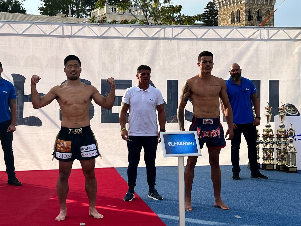 Muaythaigorilla's tweet photo. 計量パスしました！

明日はブルガリアで暴れてきます🦍
日本時間の深夜になりますが、中継もあるので応援よろしくお願いします🙇‍♂️

日本からたくさんのパワー送って下さい！
やってやる🔥

#SENSHI
#RISE https://t.co/jhmScgzY0y