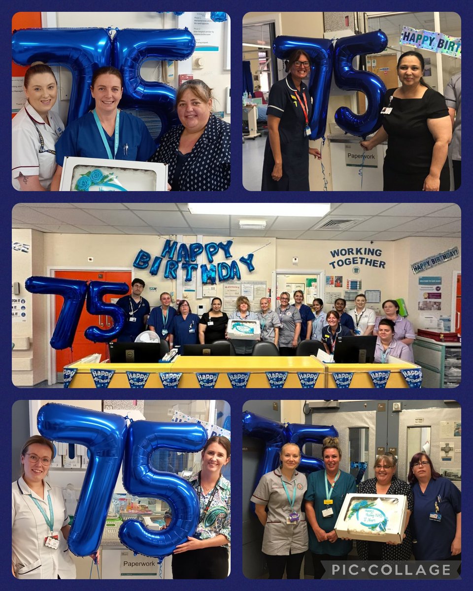 Proud to be part of the fantastic B19 team 💙💙💙 Happy 75th Birthday to our wonderful NHS 🥳🥳🥳