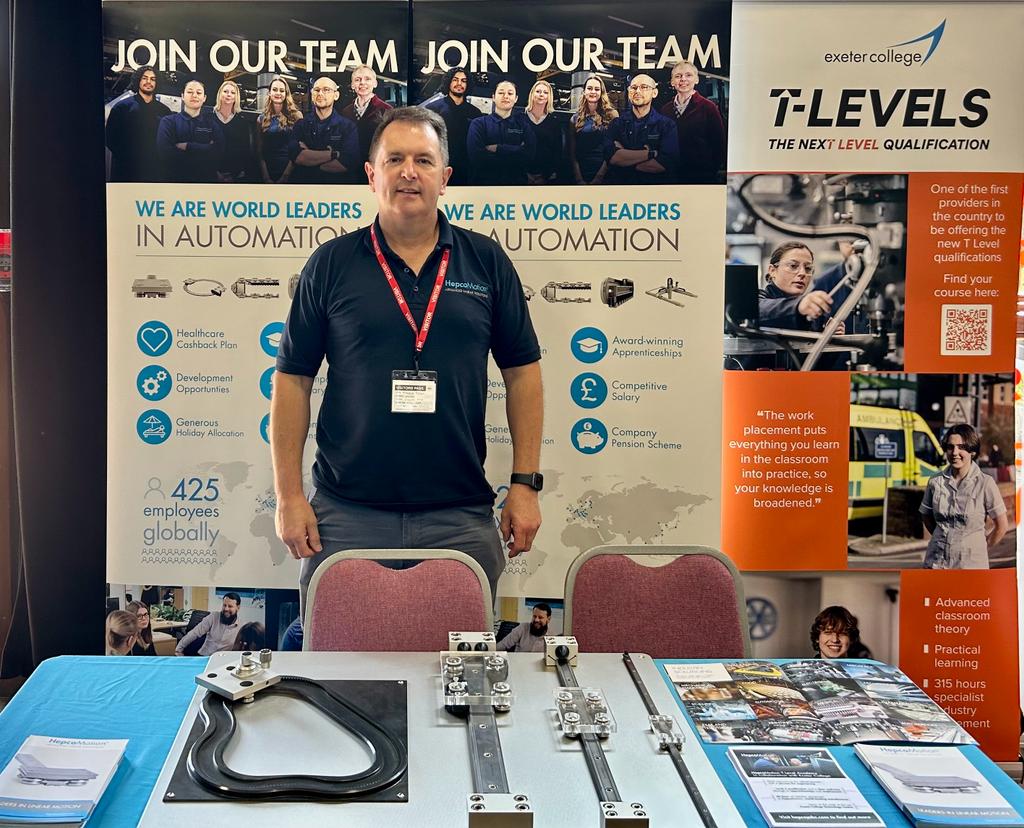 Today #hepcomotion supported Tiverton High School during the Careers Fair.
It was fantastic to witness such interest in #hepcomotion  #tlevel #academy in partnership with #exetercollege 
More details here: 
lnkd.in/ev75tXsv