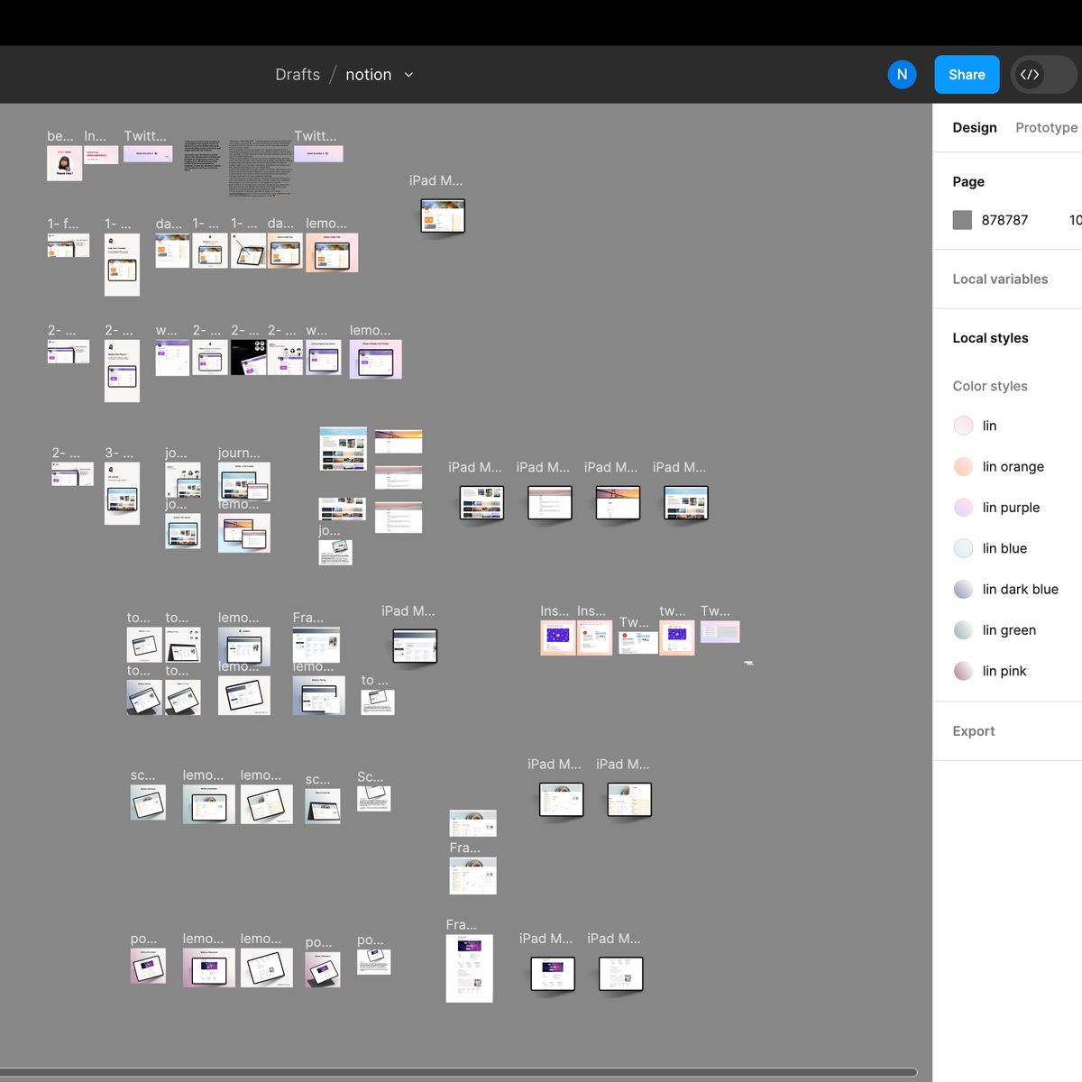 MidiNotion's tweet image. I am confused on my Figma workspace 🤯🤯
#buildinpublic #notioncreators