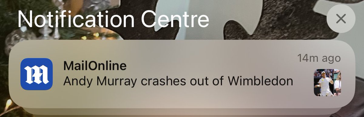 nats2312's tweet photo. Seriously distasteful use of words @MailOnline in light of yesterdays events in Wimbledon. https://t.co/M5CQHM08t4