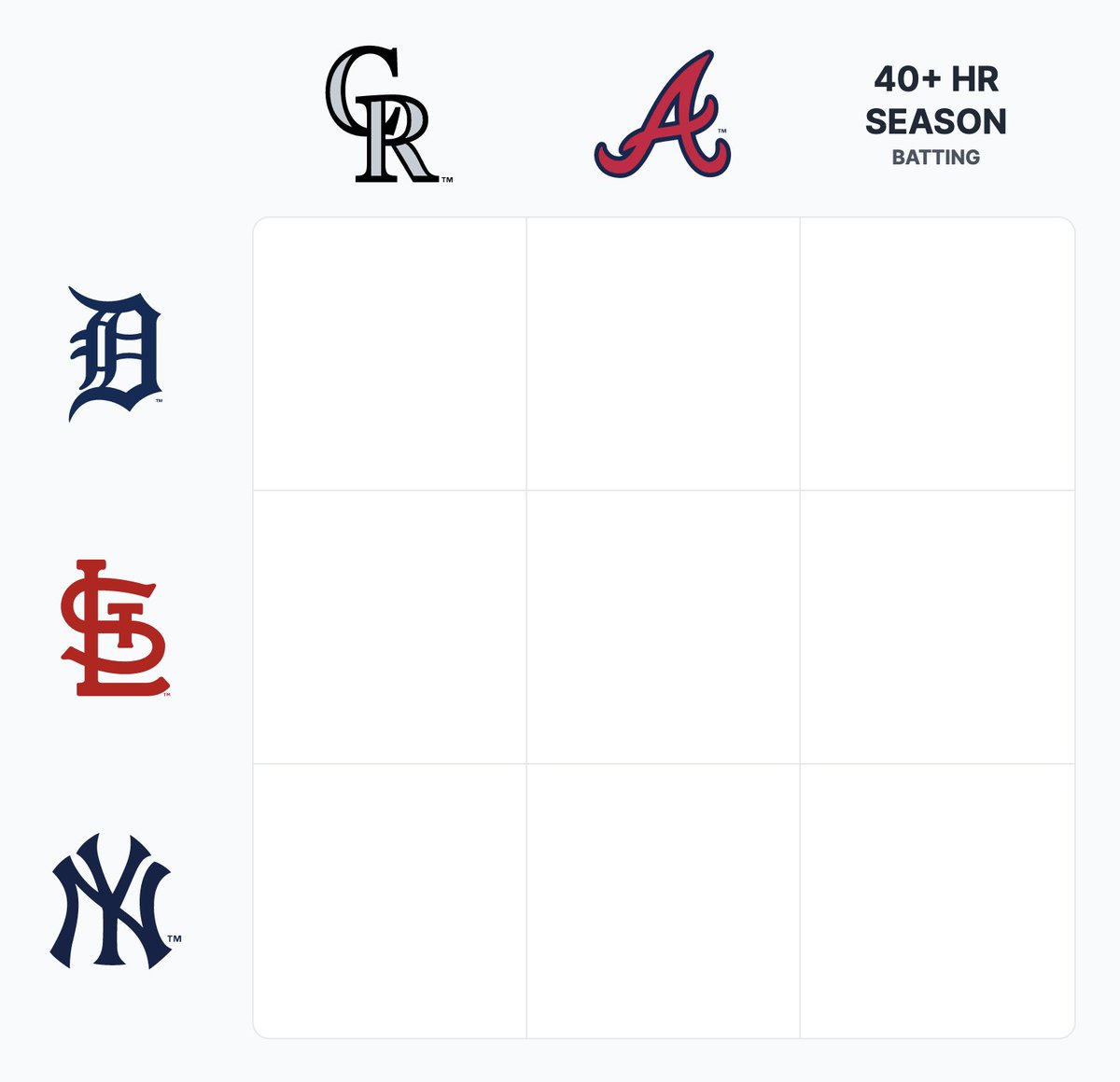 Immaculate Grid tweet media