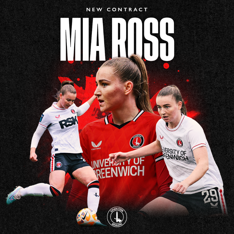 CAFCWomen's tweet photo. ✍️ @Miarxss has signed a new deal with the club!

Have a great Saturday, Addicks 🤩

🔴⚪️ #cafc