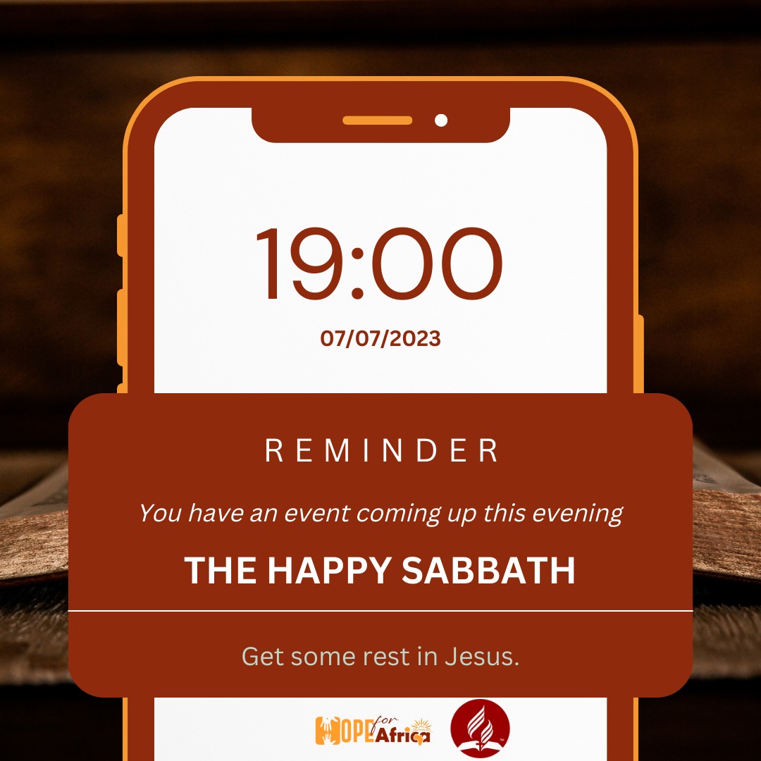 sdamigoric's tweet photo. Let's have the sweetest rest this #HappySabbath as we do a countdown towards #Hope4Africa coming on your screen from Nairobi in September from 2nd-16th 2023. Tell a friend as you prepare to join🙏 https://t.co/pis545g1ZM