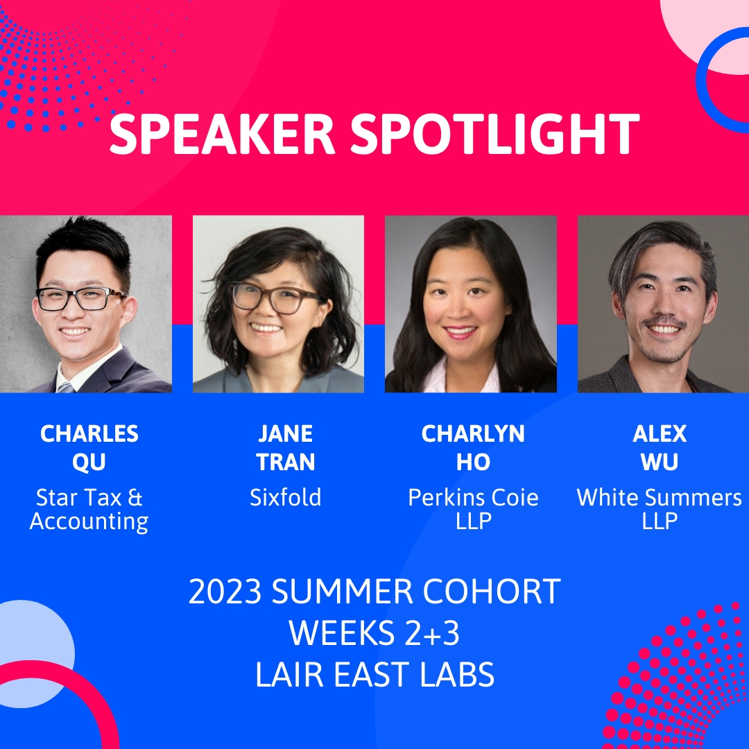 laireastlabs's tweet photo. 💡Cohort #content picked up in weeks 2+3!
🙏Thank you Charles Qu for sharing accounting & tax tips, @namethatjane for an AMA on #b2b #sales, @charlynling1 for notes on #cybersecurity & #privacy, and Alex Wu for insights on #convertiblenote & #stock options! https://t.co/4qbDj8tOef